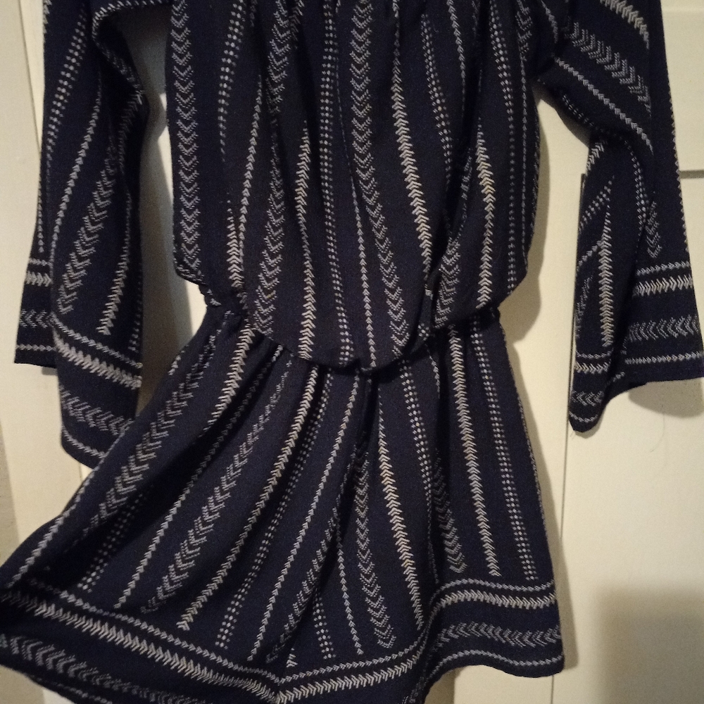 Off-shoulder romper